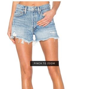 Agolde Parker Vintage cut off short NWT